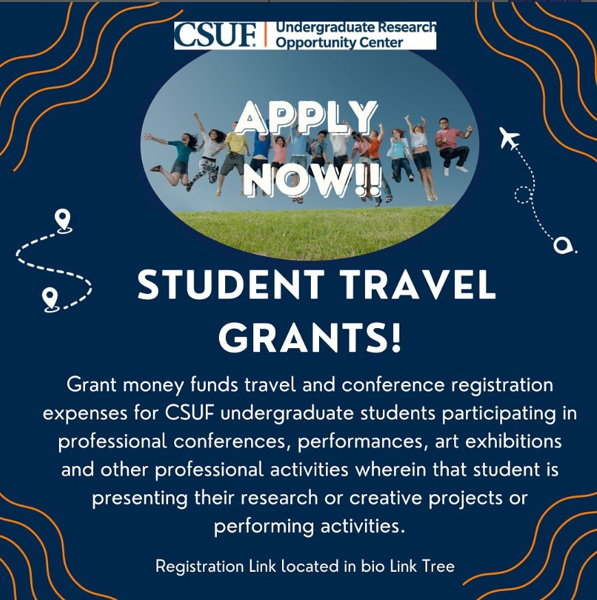 UROC Student Travel Grant Flyer