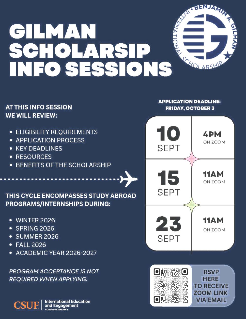 Gilman Scholarship Info 